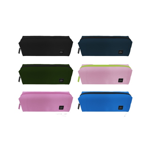 [9141] CARTUCHERA FW TUBO CUADRADO VARIOS COLORES