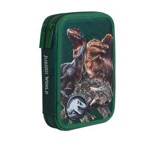 [1521232] CARTUCHERA MOOVING TEXTIL 2 PISOS JURASSIC WORLD
