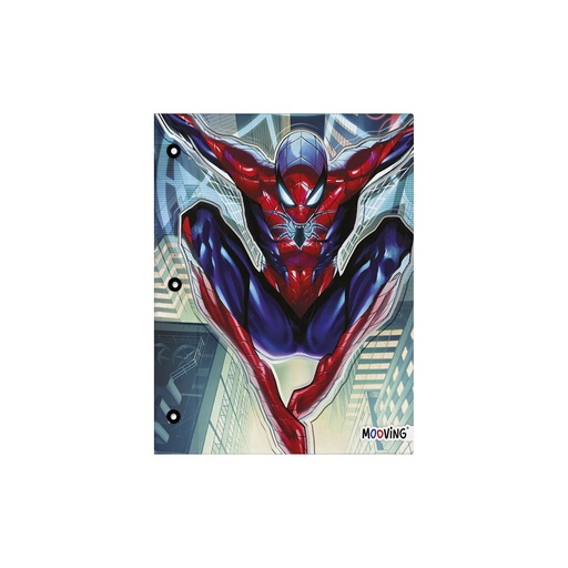 [1003101] CARPETA MOOVING Nº3 2 TAPAS SPIDERMAN