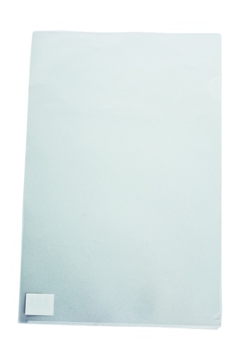 [CH355] CARPETA EN L OFICIO LAMA TRANSPARENTE X12