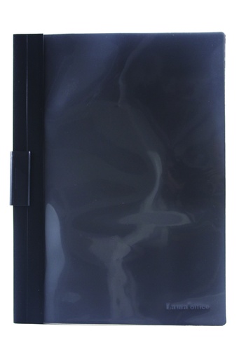 [E18NE] CARPETA LAMA A4 CLIP LATERAL X10 NEGRO