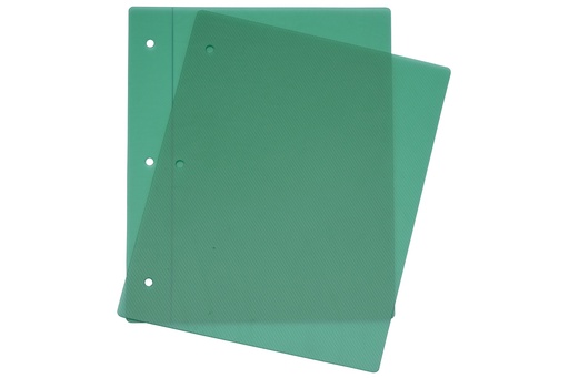 [PP3CVE] CARPETA LAMA Nº3 2 TAPAS CRISTAL VERDE