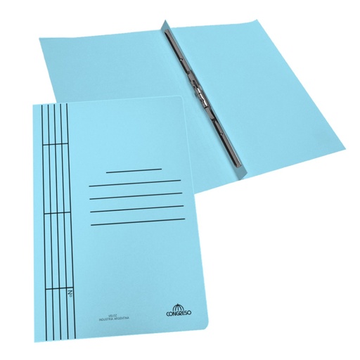 [511193] CARPETA CONGRESO VELOX OFICIO X50 CELESTE 170GRS