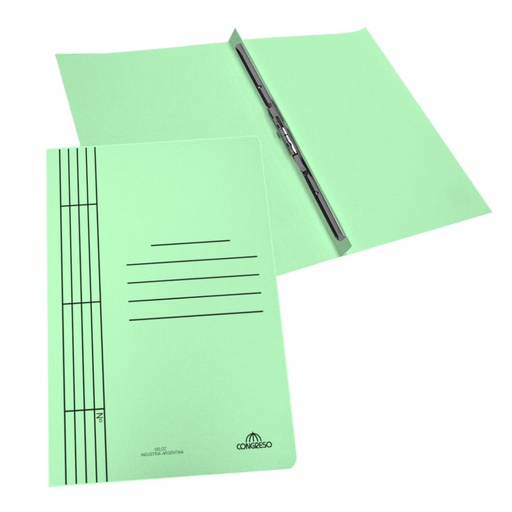 [511208] CARPETA CONGRESO VELOX OFICIO X50 VERDE 170GRS