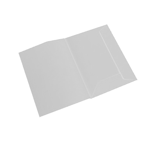 [52333] CARPETA 2 SOLAPAS A4 F55 X25 BLANCA