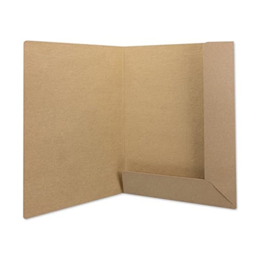 [52290] CARPETA 2 SOLAPAS A4 F55 X25 KRAFT