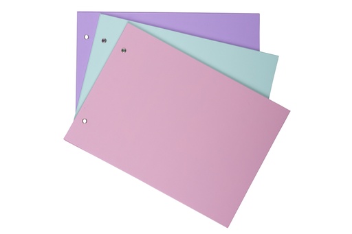 [ZD5P4] CARPETA LAMA Nº5 2 TAPAS PVC PASTEL