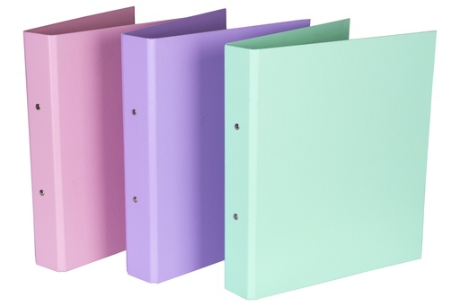 [ZD2X40P4] CARPETA A4 2X40 LAMA FORRADA PASTEL