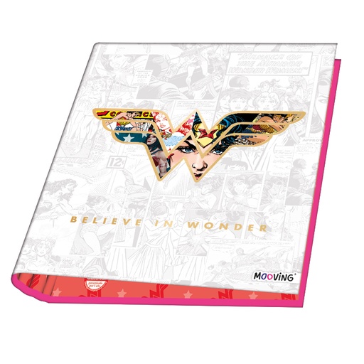 [0710-04146] CARPETA A4 2X40 MOOVING WONDER WOMAN LIQUIDACION