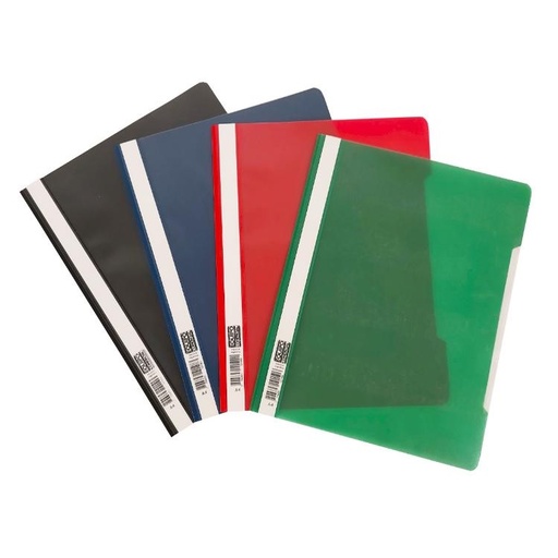 [28-3008] CARPETA A4 BASE OPACA LUMA NEGRA X10