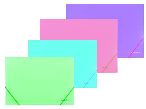 [P02AP4] CARPETA LAMA 3 SOLAPAS A4 PASTEL