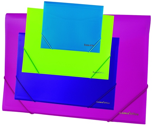 [P02FN] CARPETA LAMA 3 SOLAPAS OFICIO NEON