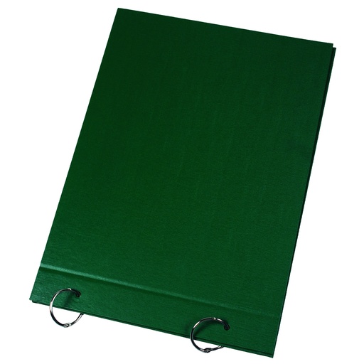 [ZD5VE] CARPETA 2 TAPAS Nº5 LAMA PVC VERDE