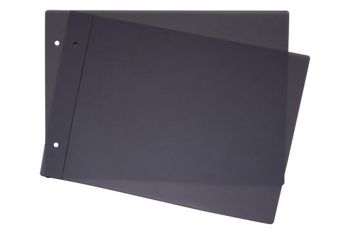 [PP5CHU] CARPETA LAMA Nº5 2 TAPAS PP NEGRA