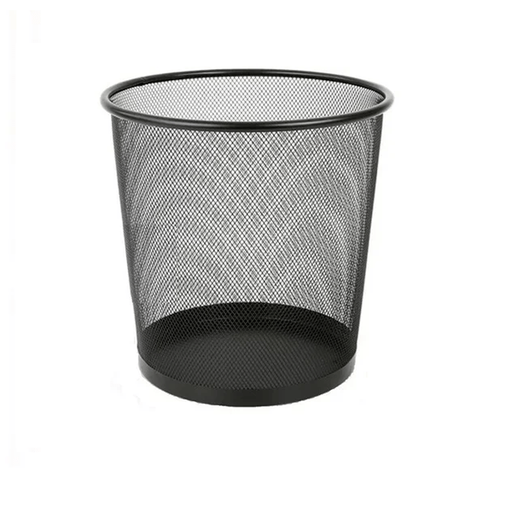 [5002NE] CESTO PAPELERO VALUES NEGRO GRANDE