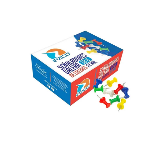 [540106] SEÑALADORES GALERA EZCO 22mm CAJA X 50 UNIDADES COLOR