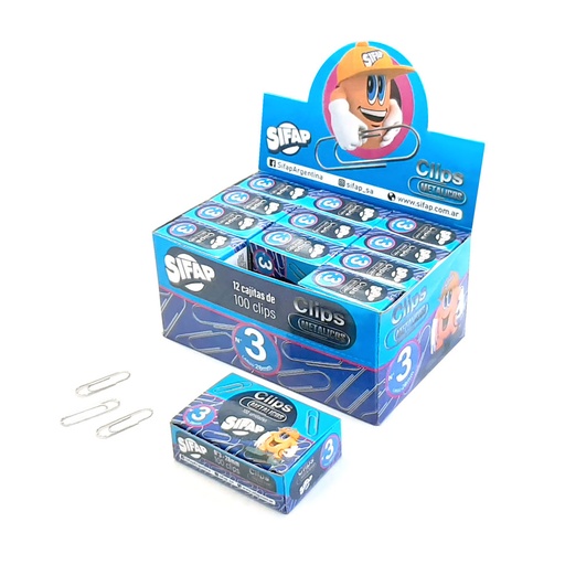 [2300133000] CLIPS SIFAP Nº3 X100