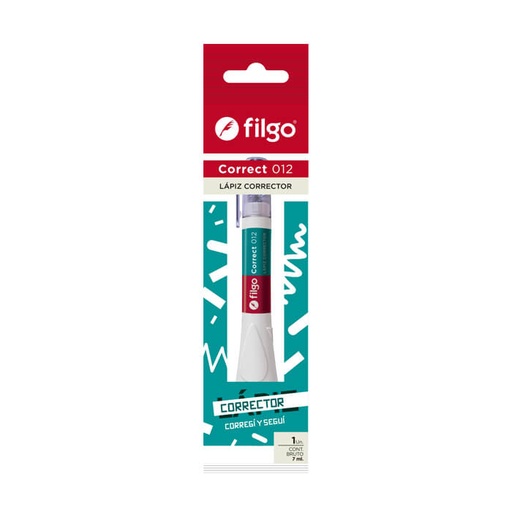 [C012-F1] CORRECTOR FILGO 012 7ML X1 BLISTER