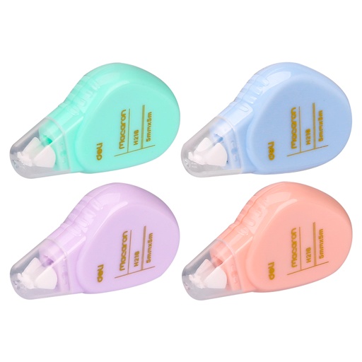[EH21606] CORRECTOR DELI CINTA MACARON X5MT PASTEL