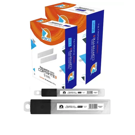 [510111] REPUESTO CUTTER EZCO 18MM X10