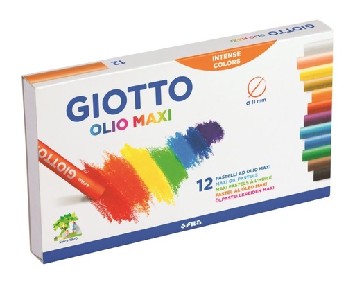 [293000ES] CRAYONES GIOTTO AL OLEO 12 COLORES