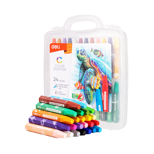 [EC20124] CRAYONES DELI COLOR EMOTION PASTEL X24 PROMO
