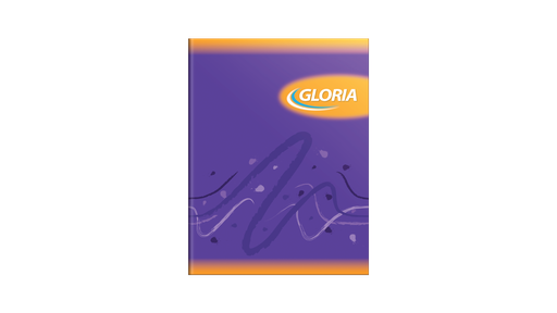 [100741] CUADERNO GLORIA TAPA FLEXIBLE 16X21 24 HOJAS RAYADO