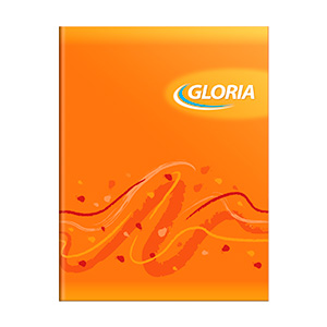 [100744] CUADERNO GLORIA TAPA FLEXIBLE 16X21 24H CUADRICULADO