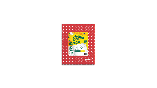 [101033] CUADERNO EXITO E1 LUNAR 48H ROJO RAYADO