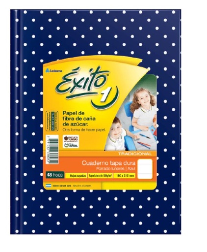 [101032] CUADERNO EXITO E1 LUNAR 48H AZUL RAYADO