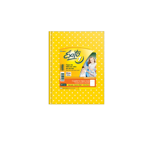 [101027] CUADERNO EXITO E1 LUNAR 48H AMARILLO RAYADO