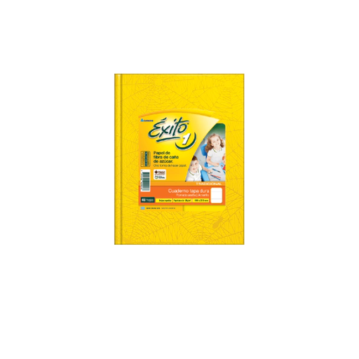 [100982] CUADERNO EXITO E1 ARAÑA 48H AMARILLO RAYADO