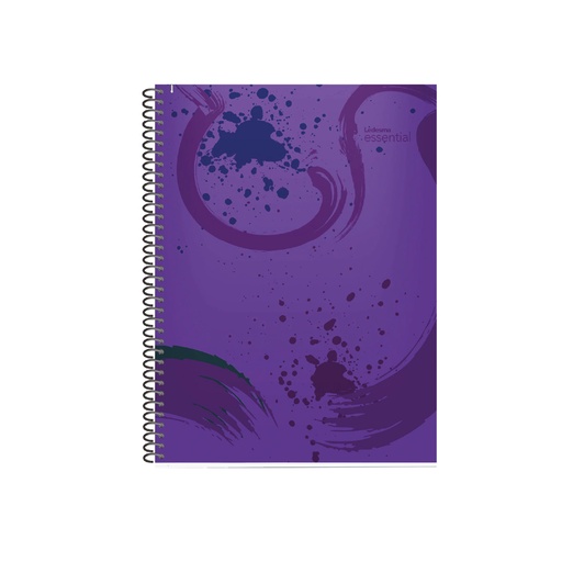 [100848] CUADERNO LEDESMA ESSENTIAL 22X29 84 HOJAS CUADRICULADO VIOLETA