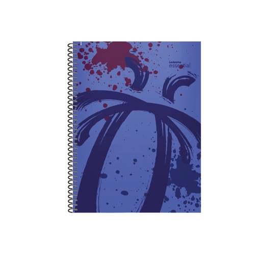 [100843] CUADERNO LEDESMA ESSENT.22X29 84H AZUL CUADRICULADO