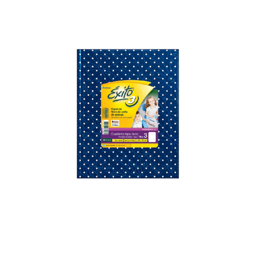 [100976] CUADERNO EXITO E3 LUNAR 48H AZUL RAYADO