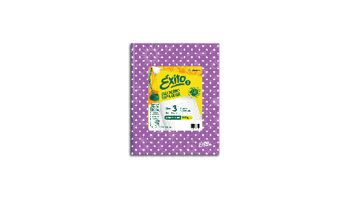 [100971] CUADERNO EXITO E3 LUNAR 48H LILA RAYADO