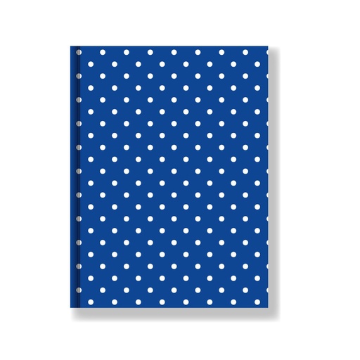 [613035] CUADERNO LAPRIDA LUNAR TAPA DURA 98H AZUL RAYADO