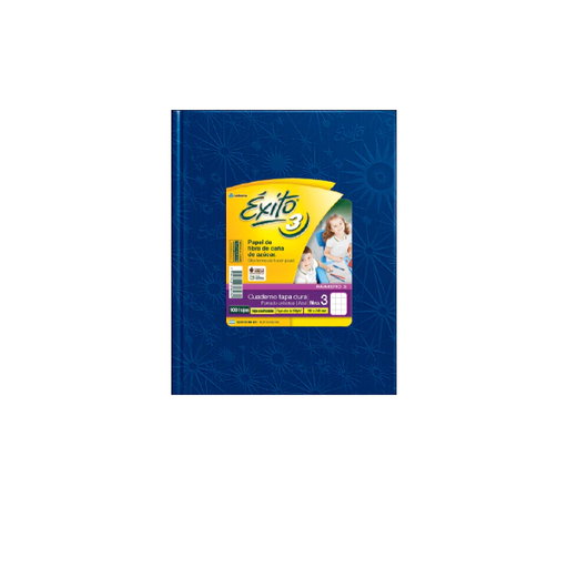 [100961] CUADERNO EXITO E3 FORRADO 100H AZUL CUADRICULADO
