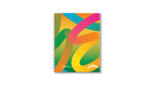[100791] CUADERNO EXITO E7 ESPIRAL 21X27 100H RAYADO