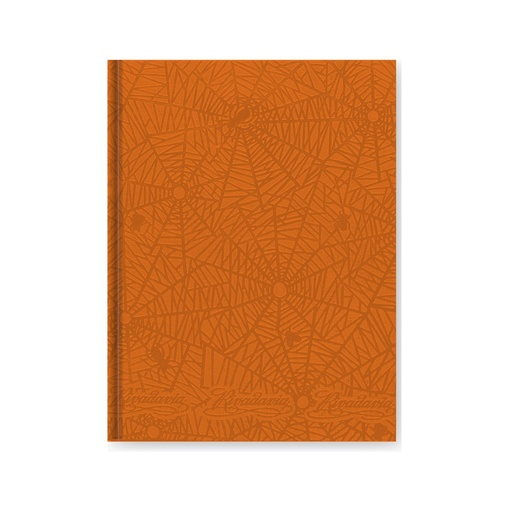 [355911] CUADERNO RIVADAVIA ABC VINIL 50H NARANJA RAYADO