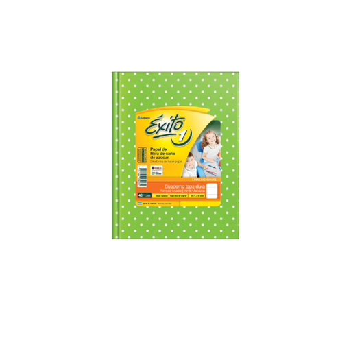 [101026] CUADERNO EXITO E1 LUNAR 48H VERDE MZN RAYADO