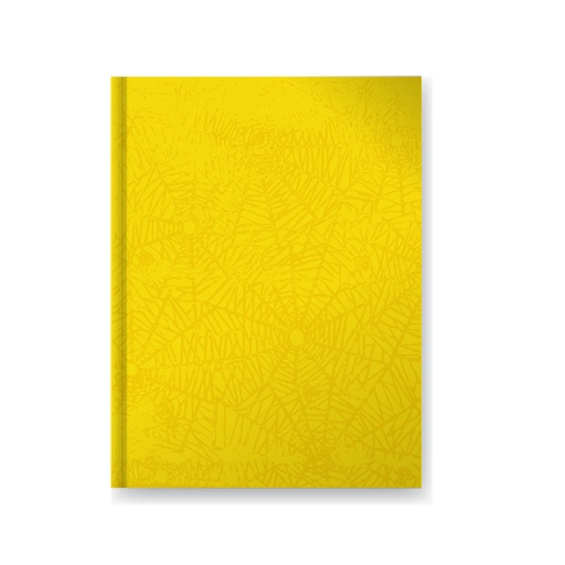 [613309] CUADERNO LAPRIDA AB3 ARAÑA TAPA DURA 50H AMARILLO RAYADO