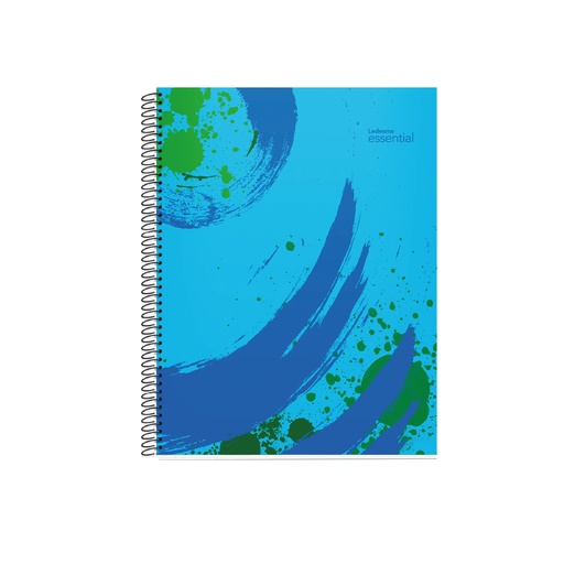 [103741] CUADERNO LEDESMA ESSENTIAL 22X29 84 HOJAS CUADRICULADO TURQUESA