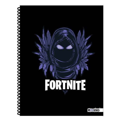 [0736-02602] CUADERNO MOOVING A4 UNIVERSITARIO 80H FORTNITE RAYADO LIQUIDACION
