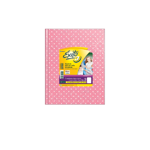 [100972] CUADERNO EXITO E3 LUNAR 48H ROSA RAYADO