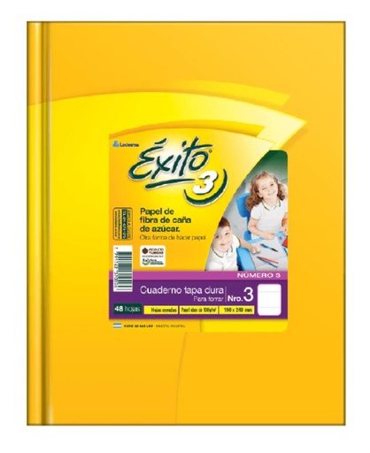 [101955] CUADERNO EXITO E3 PARA FORRAR 48H RAYADO