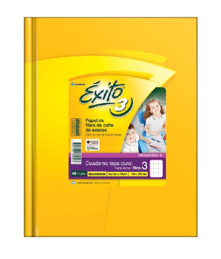 [101956] CUADERNO EXITO E3 PARA FORRAR 48H CUADRICULADO
