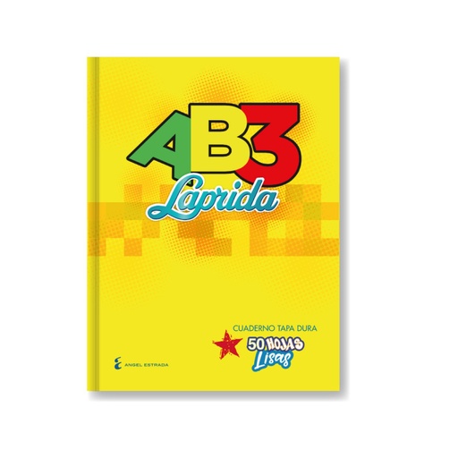 [614318] CUADERNO LAPRIDA TAPA DURA PARA FORRAR AB3 50H LISO