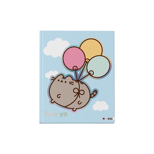 [1224207] CUADERNO MOOVING 19.5X24 TAPA DURA 48 HOJAS PUSHEEN