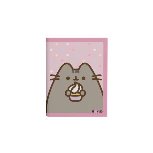 [1202207] CUADERNO MOOVING 16X21 TAPA FLEXIBLE ABROCHADO 48 HOJAS PUSHEEN